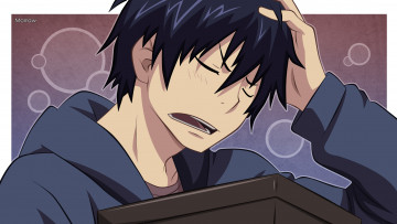 Картинка аниме ao+no+exorcist окумура рин