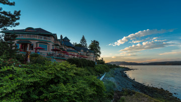 Картинка british+columbia города -+пейзажи река строение