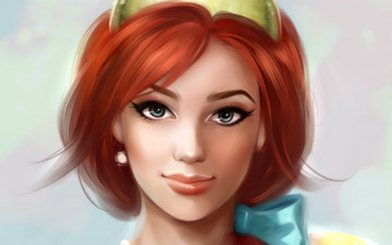 Картинка рисованное люди взгляд девушка