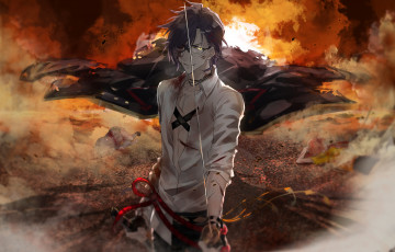 Картинка аниме touken+ranbu меч парень