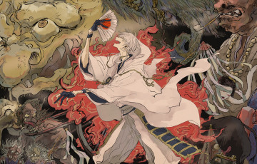 Картинка аниме touken+ranbu парни