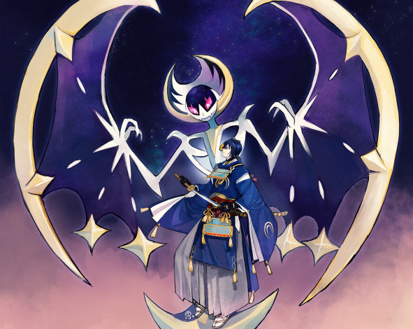 Обои картинки фото аниме, touken ranbu, парень, покемон