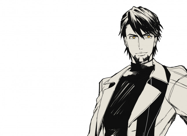 Обои картинки фото аниме, tiger and bunny, парень