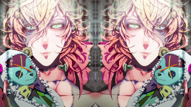 Обои картинки фото аниме, uta no prince-sama, отражение, парень