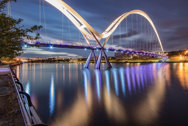 Обои картинки фото города, - мосты, река, мост