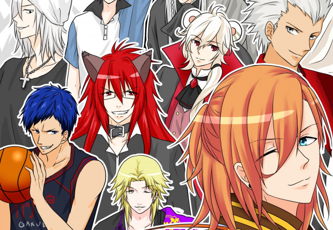 Обои картинки фото аниме, unknown,  другое, разные, парни