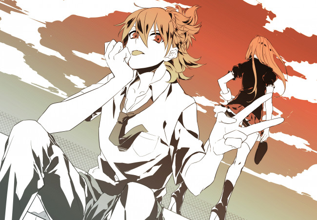 Обои картинки фото аниме, touken ranbu, парни