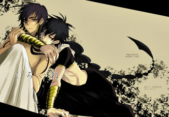 обоя аниме, magi the labyrinth of magic, парни