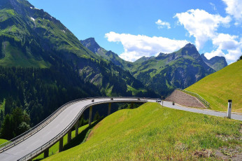 Картинка природа дороги горы шоссе