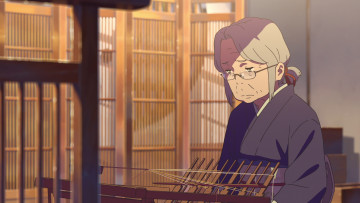 Картинка аниме kimi+no+na+wa фон девушка взгляд