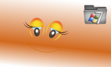 обоя компьютеры, windows 7 , vienna, фон, логотип