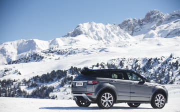 Картинка автомобили range+rover land rover горы небо car