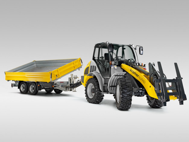 Обои картинки фото техника, фронтальные погрузчики, kramer