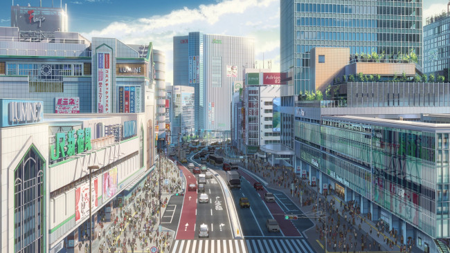 Обои картинки фото аниме, kimi no na wa, kimi, no, na, wa