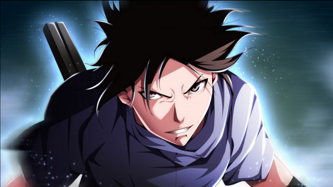 Обои картинки фото аниме, naruto, саске