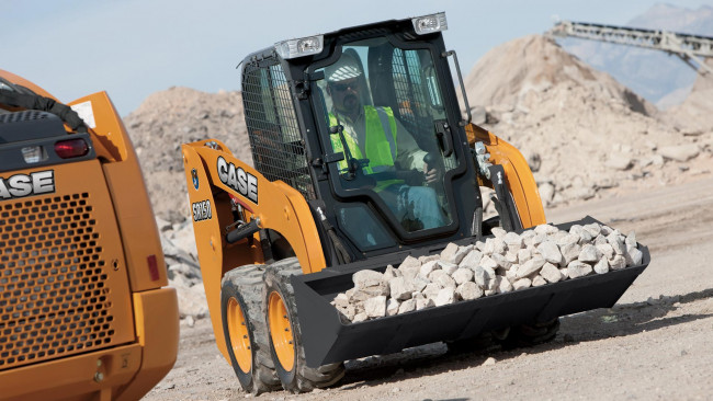 Обои картинки фото техника, фронтальные погрузчики, case