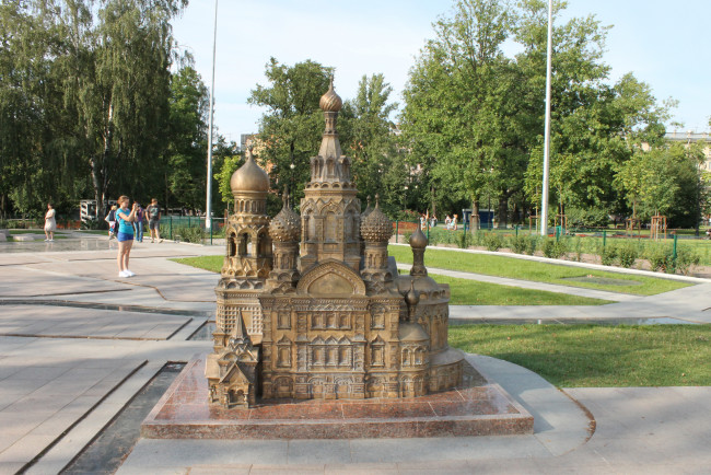 Обои картинки фото питер, города, - памятники,  скульптуры,  арт-объекты, макет, сабор, город