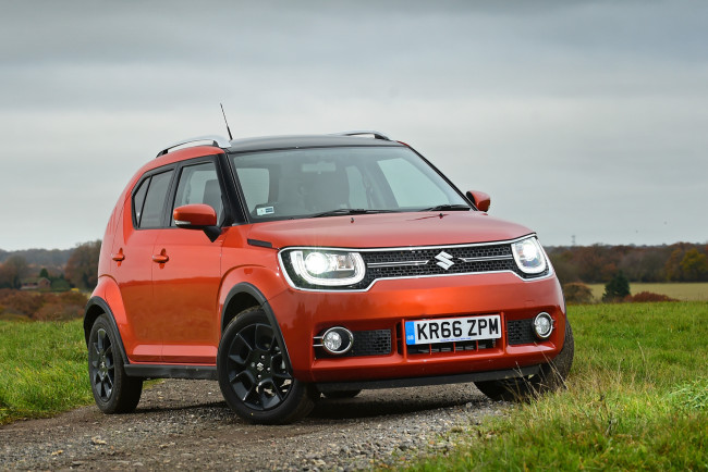 Обои картинки фото suzuki ignis, автомобили, suzuki, красный, автомобиль, ignis