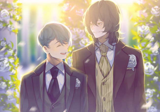 Обои картинки фото аниме, unknown,  другое, парни