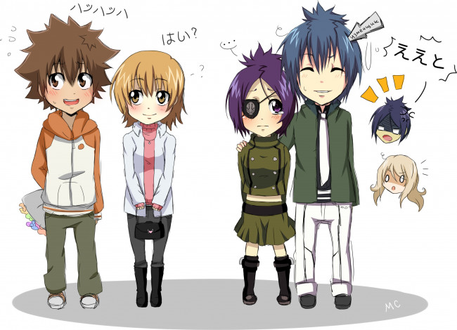 Обои картинки фото аниме, katekyo hitman reborn, учитель, мафиози, реборн