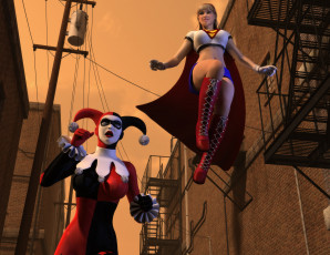 Картинка 3д+графика фантазия+ fantasy девушки взгляд фон