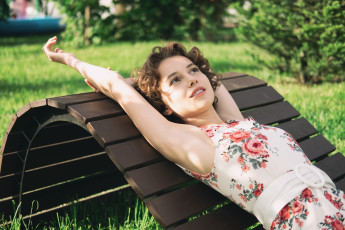 обоя девушка, девушки, -unsort , рыжеволосые и другие, модель