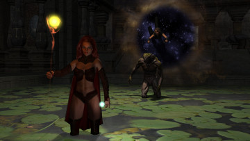 Картинка 3д+графика фантазия+ fantasy фон взгляд девушка