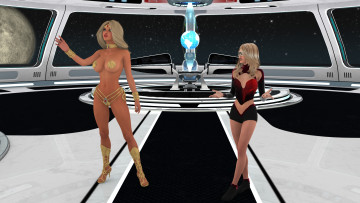 Картинка 3д+графика фантазия+ fantasy фон взгляд девушки