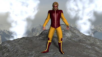 Картинка 3д+графика люди+ people фон взгляд парень