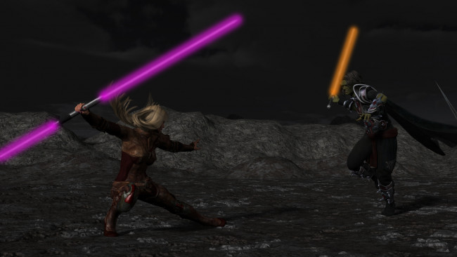 Обои картинки фото 3д графика, фантазия , fantasy, девушки, фон, взгляд