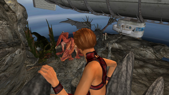 Обои картинки фото 3д графика, фантазия , fantasy, фон, взгляд, девушка