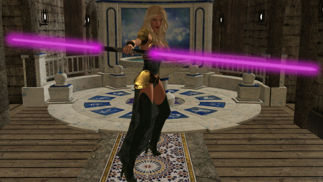 Обои картинки фото 3д графика, фантазия , fantasy, фон, взгляд, девушка