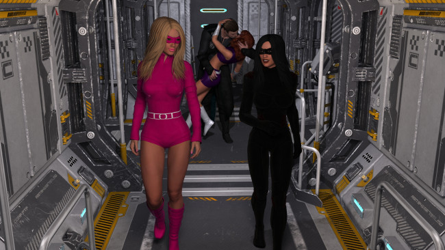 Обои картинки фото 3д графика, фантазия , fantasy, взгляд, фон, девушки