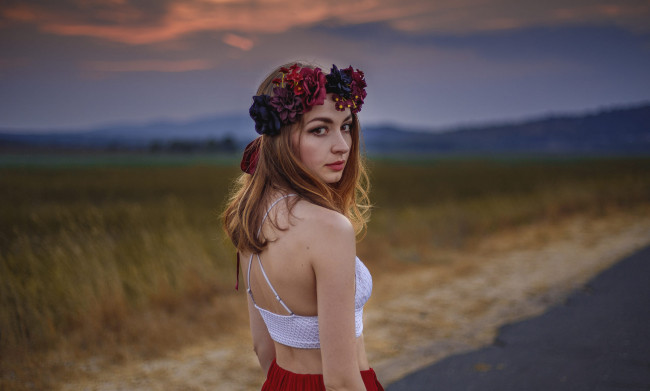 Обои картинки фото девушка, девушки, -unsort , рыжеволосые и другие, модель