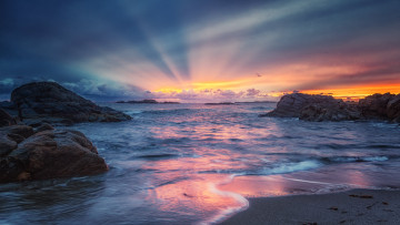 Картинка природа восходы закаты простор