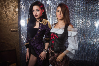 обоя девушки, - группа девушек, golden, girls, ночной, клуб, модель