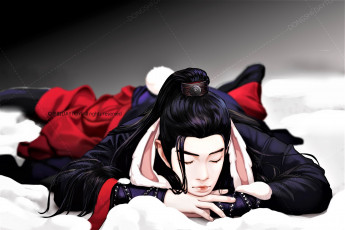 Картинка рисованное кино +мультфильмы вэй усянь уши хвост