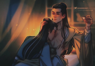 Картинка аниме mo+dao+zu+shi цзинь гуаньяо мэн яо лань хуань сичэнь