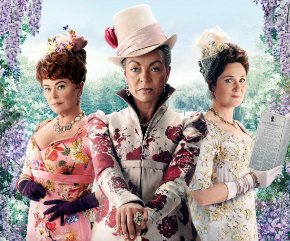 Обои картинки фото кино фильмы, bridgerton , сериал, трио