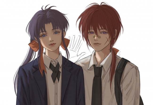 Обои картинки фото аниме, rurouni kenshin, rurouni, kenshin