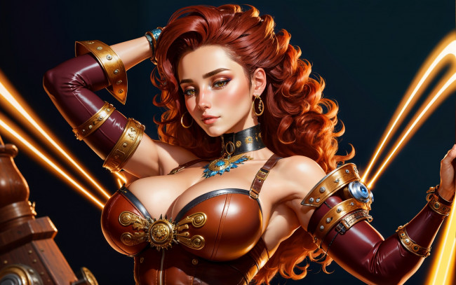 Обои картинки фото фэнтези, девушки, нейросети, графика, нейроарт, ai, art, нейронные, сети, рисунки, нейро, искусство