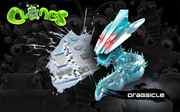 обоя видео игры, clones, существо, кусок