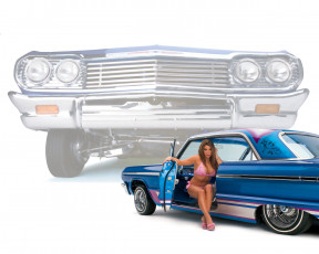 Картинка автомобили авто девушками