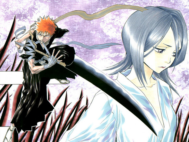 Обои картинки фото аниме, bleach
