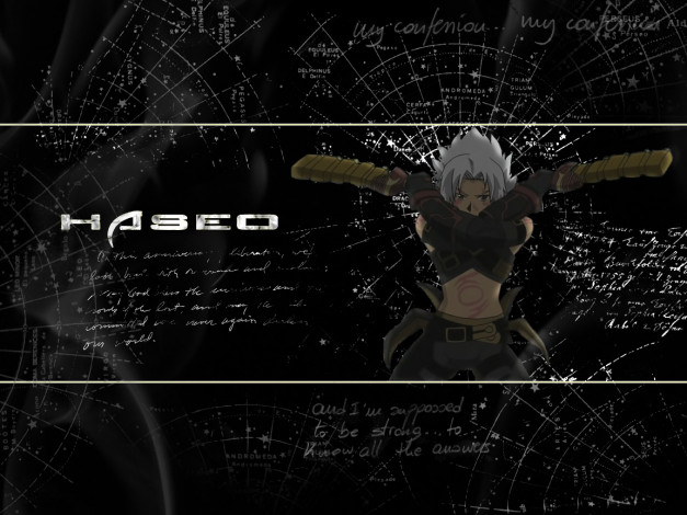 Обои картинки фото аниме, hack, sign