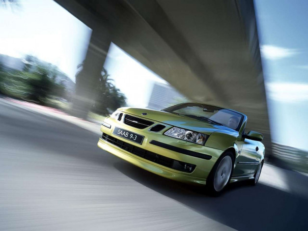 Обои картинки фото автомобили, saab