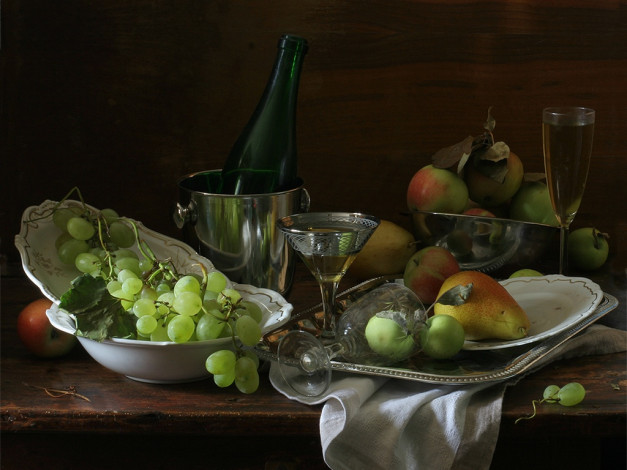 Обои картинки фото авт, ира, быкова, фрукты, еда, натюрморт