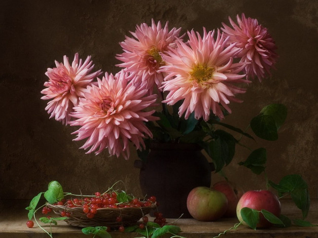 Обои картинки фото авт, ли, ши, георгины, цветы