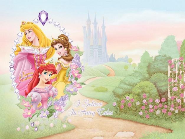 Обои картинки фото мультфильмы, disney`s, princess