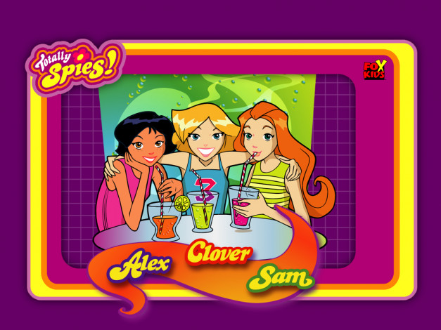 Обои картинки фото мультфильмы, totally, spies
